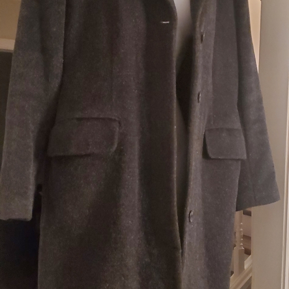 LARRY LEVINE DESIGN Women's Wool Over Coat Size 4 - Picture 3 of 7
